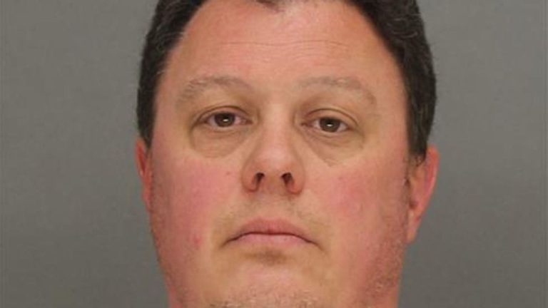A mugshot of Bradley D. Hounsell.
