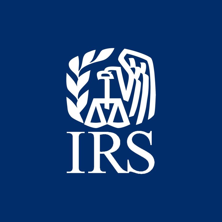 A official logo of Internal Revenue Service (IRS).