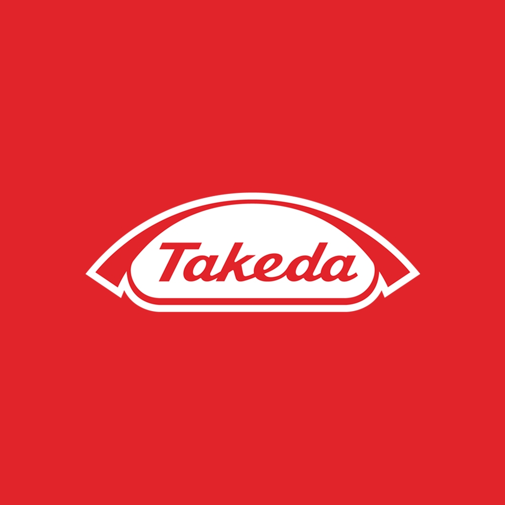 A official logo of Takeda.
